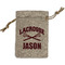Lacrosse Small Burlap Gift Bag - Front (Personalized)