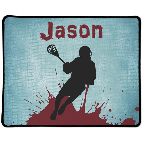 Custom Lacrosse Large Gaming Mouse Pad - 12.5" x 10" (Personalized)