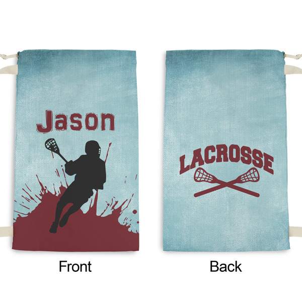 Lacrosse Small Laundry Bag - Front & Back View