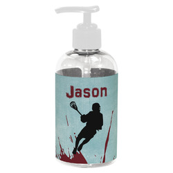 Lacrosse Plastic Soap / Lotion Dispenser (8 oz - Small - White) (Personalized)