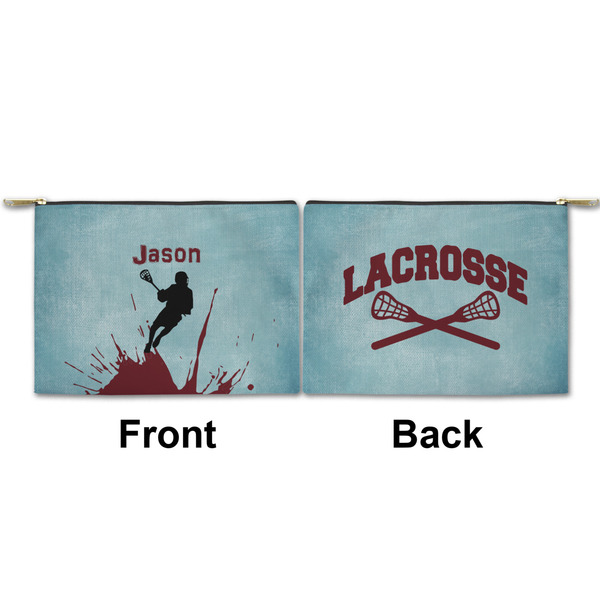 Lacrosse Small Zipper Pouch Approval (Front and Back)