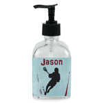 Lacrosse Glass Soap & Lotion Bottle - Single Bottle (Personalized)