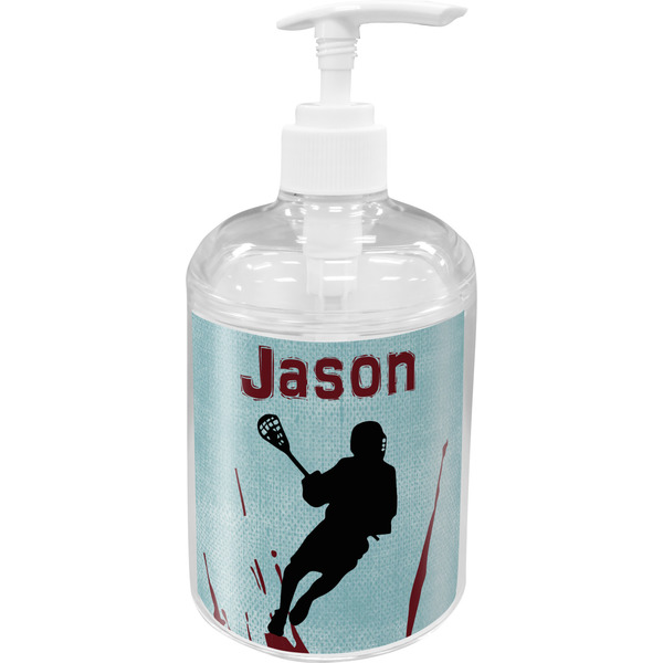 Custom Lacrosse Acrylic Soap & Lotion Bottle (Personalized)
