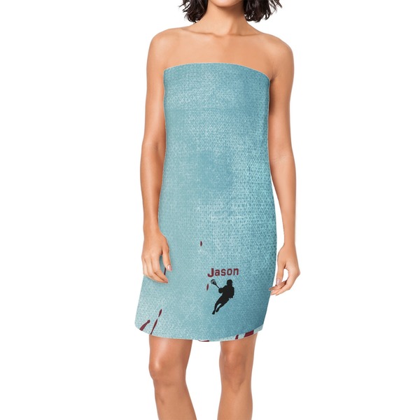 Custom Lacrosse Spa / Bath Wrap (Personalized)