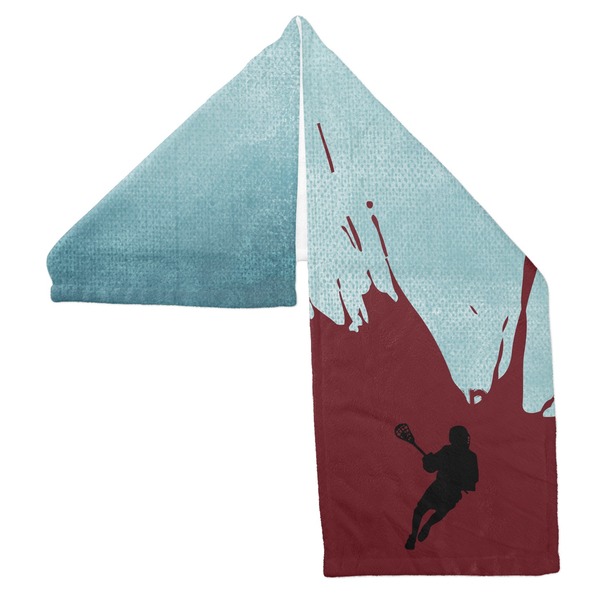 Lacrosse Sports Towel Folded - Both Sides Showing