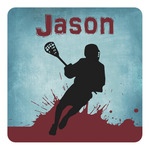 Lacrosse Square Decal (Personalized)