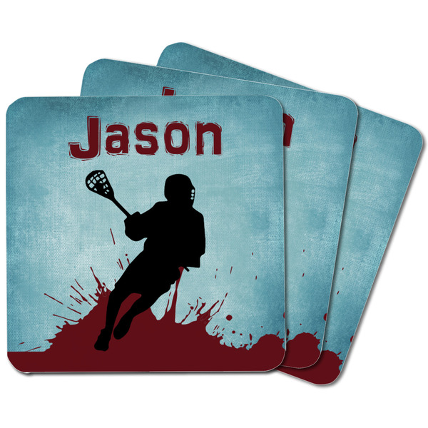 Lacrosse Square Fridge Magnet - MAIN