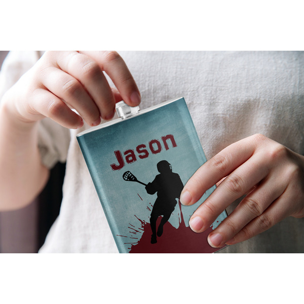 Lacrosse Stainless Steel Flask - LIFESTYLE 1