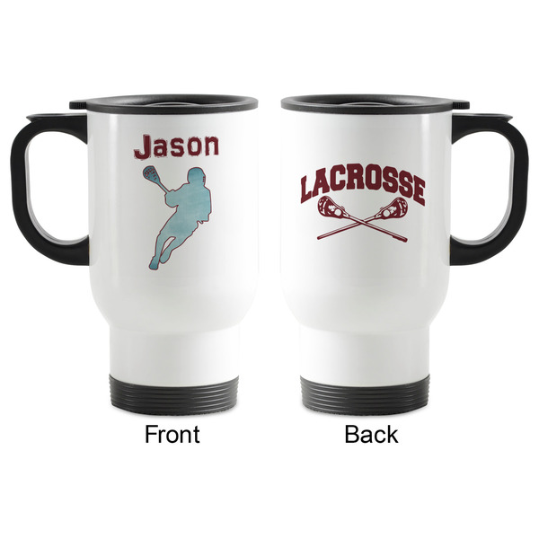 Lacrosse Stainless Steel Travel Mug with Handle - Apvl