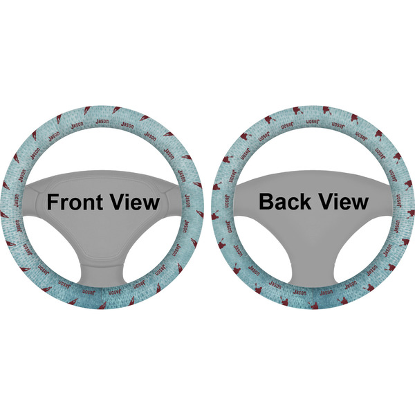 Lacrosse Steering Wheel Cover- Front and Back