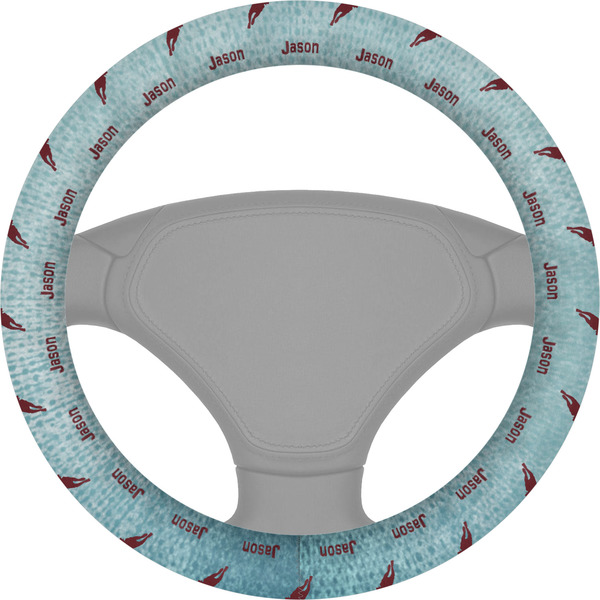 Custom Lacrosse Steering Wheel Cover (Personalized)