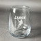 Lacrosse Stemless Wine Glass - Front/Approval