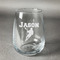 Lacrosse Stemless Wine Glass - Engraved (Personalized)
