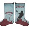 Lacrosse Holiday Stocking - Double-Sided - Neoprene (Personalized)