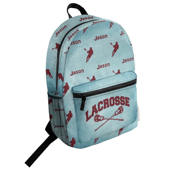 Custom Lacrosse Student Backpack (Personalized)