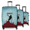 Lacrosse 3 Piece Luggage Set - 20" Carry On, 24" Medium Checked, 28" Large Checked (Personalized)