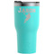 Lacrosse Teal RTIC Tumbler (Front)
