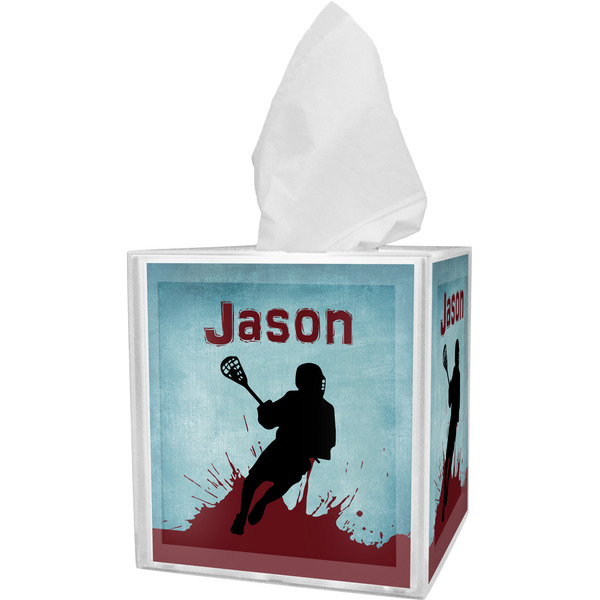 Custom Lacrosse Tissue Box Cover (Personalized)