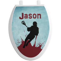 Lacrosse Toilet Seat Decal - Elongated (Personalized)