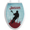 Lacrosse Toilet Seat Decal Elongated