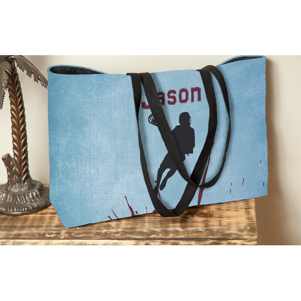Lacrosse Tote w/Black Handles - Lifestyle View