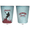Lacrosse Trash Can White - Front and Back - Apvl