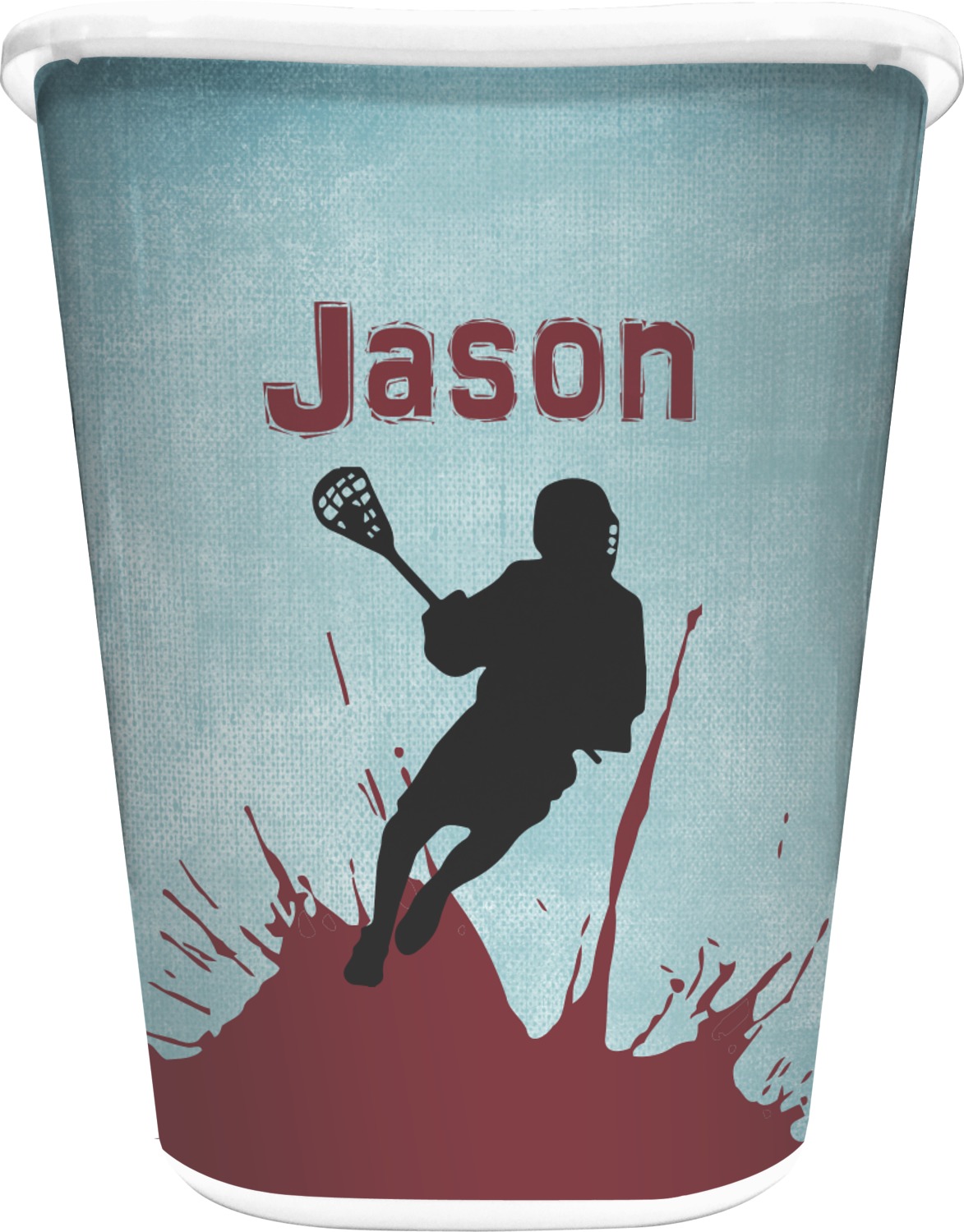 Custom Lacrosse Waste Basket (Personalized) YouCustomizeIt