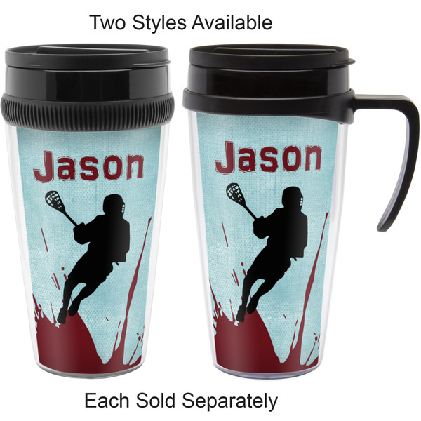Lacrosse Travel Mugs - with & without Handle