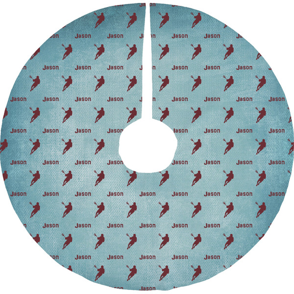 Custom Lacrosse Tree Skirt (Personalized)