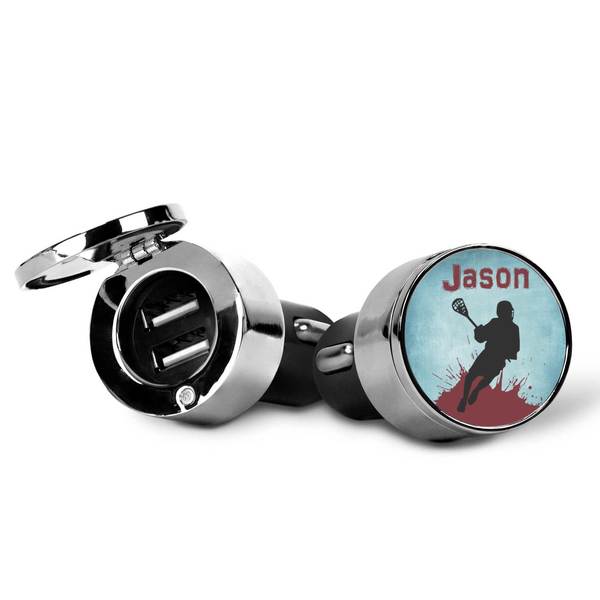 Lacrosse USB Car Charger - Open & Closed