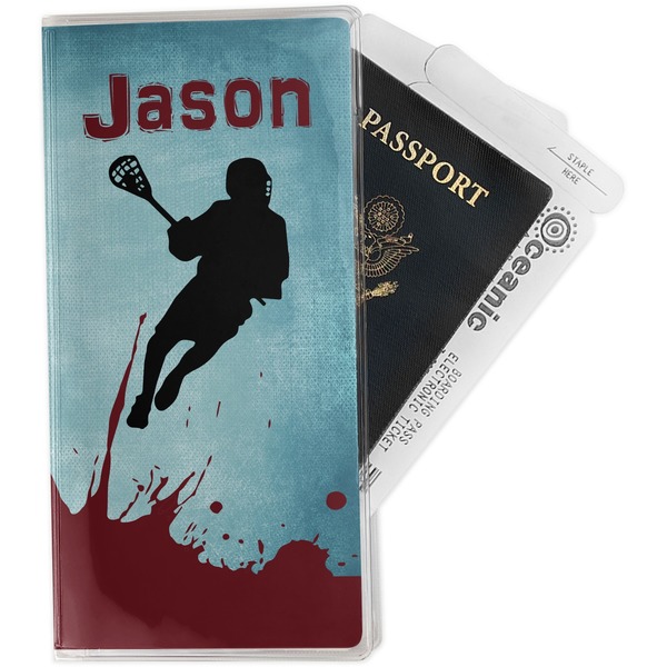 Custom Lacrosse Travel Document Holder