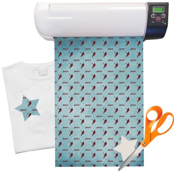 Custom Lacrosse Heat Transfer Vinyl Sheet (12"x18")