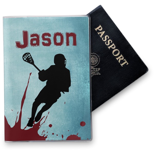 Custom Lacrosse Vinyl Passport Holder (Personalized)