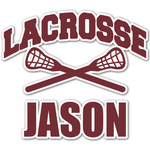Lacrosse Graphic Decal - Large (Personalized)