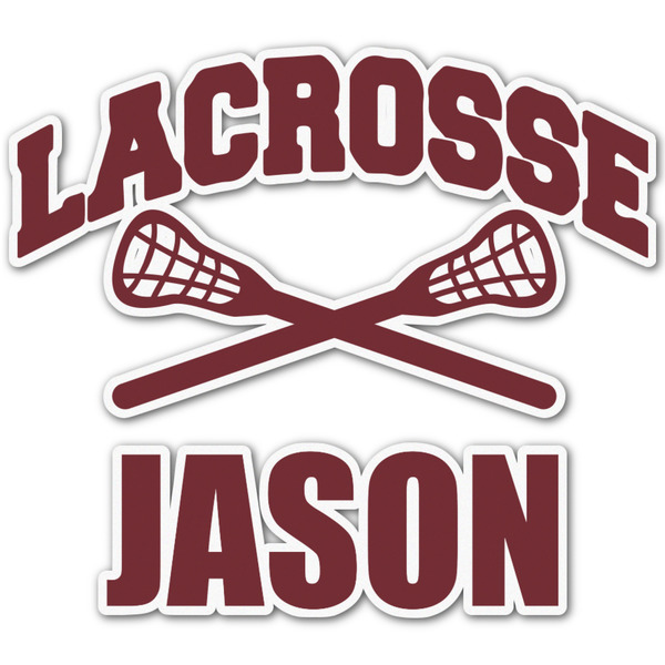 Custom Lacrosse Graphic Decal - XLarge (Personalized)