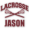Lacrosse Wall Graphic Decal