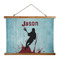Lacrosse Wall Hanging Tapestry - Wide (Personalized)