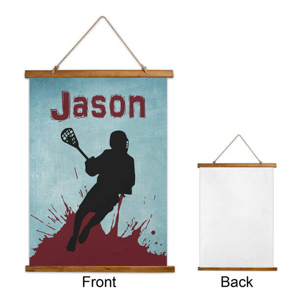 Lacrosse Wall Hanging Tapestry - Portrait - APPROVAL