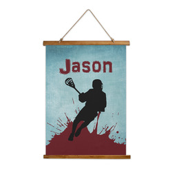 Lacrosse Wall Hanging Tapestry (Personalized)