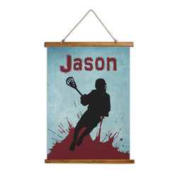 Lacrosse Wall Hanging Tapestry (Personalized)