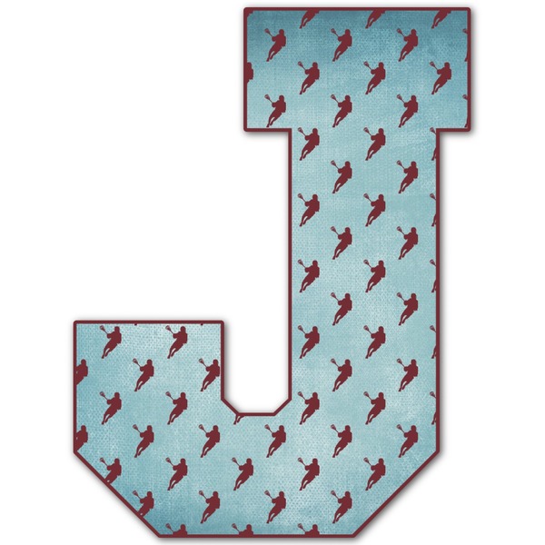 Custom Lacrosse Letter Decal - Small (Personalized)