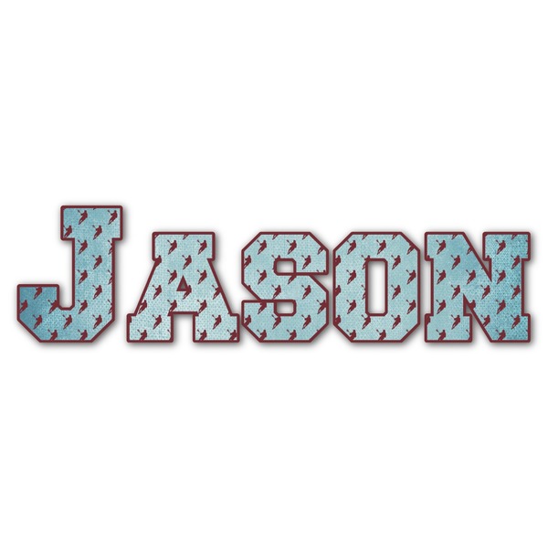 Custom Lacrosse Name/Text Decal - Medium (Personalized)