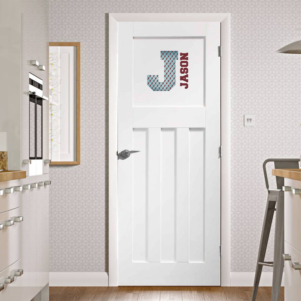 Lacrosse Wall Name & Initial Medium on Door