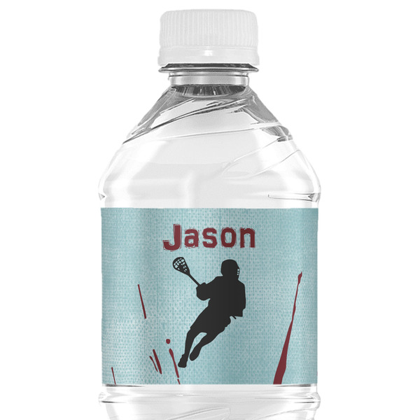 Custom Lacrosse Water Bottle Labels - Custom Sized (Personalized)