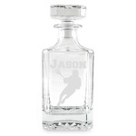 Lacrosse Whiskey Decanter - 26 oz Square (Personalized)