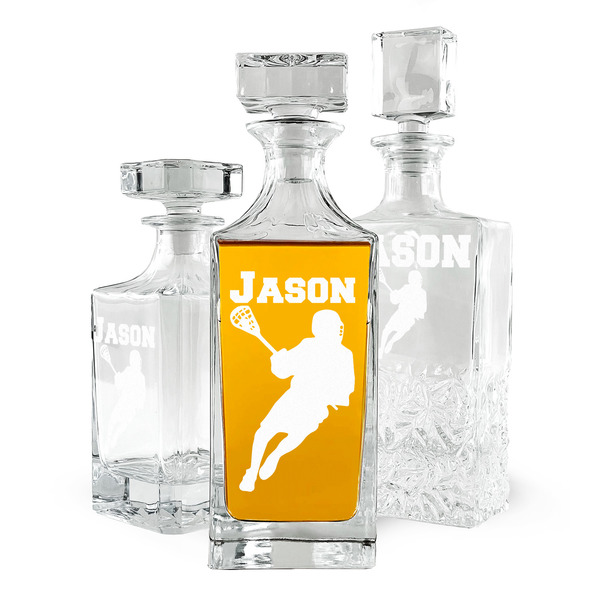 Custom Lacrosse Whiskey Decanter (Personalized)