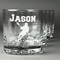 Lacrosse Whiskey Glasses (Set of 4) (Personalized)