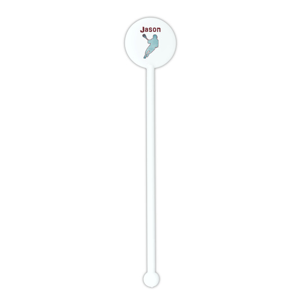 Lacrosse White Plastic 5.5" Stir Stick - Round - Single Stick