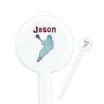 Lacrosse Round Plastic Stir Sticks (Personalized)