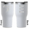 Lacrosse White RTIC Tumbler - Front and Back